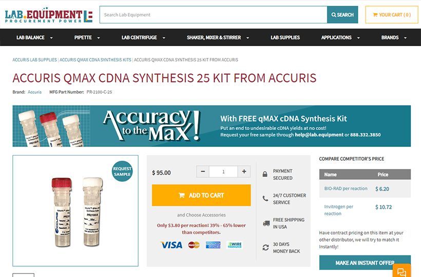 Accuracy to the Max Promo Product Page Banner
