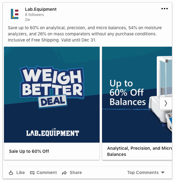 Radwag Weigh Better Promo LinkedIn