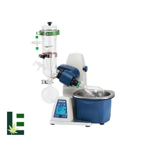 Cannabis Rotary Evaporator RE100-Pro Vertical Coiled Condenser, Motorized Lift from Scilogex Image