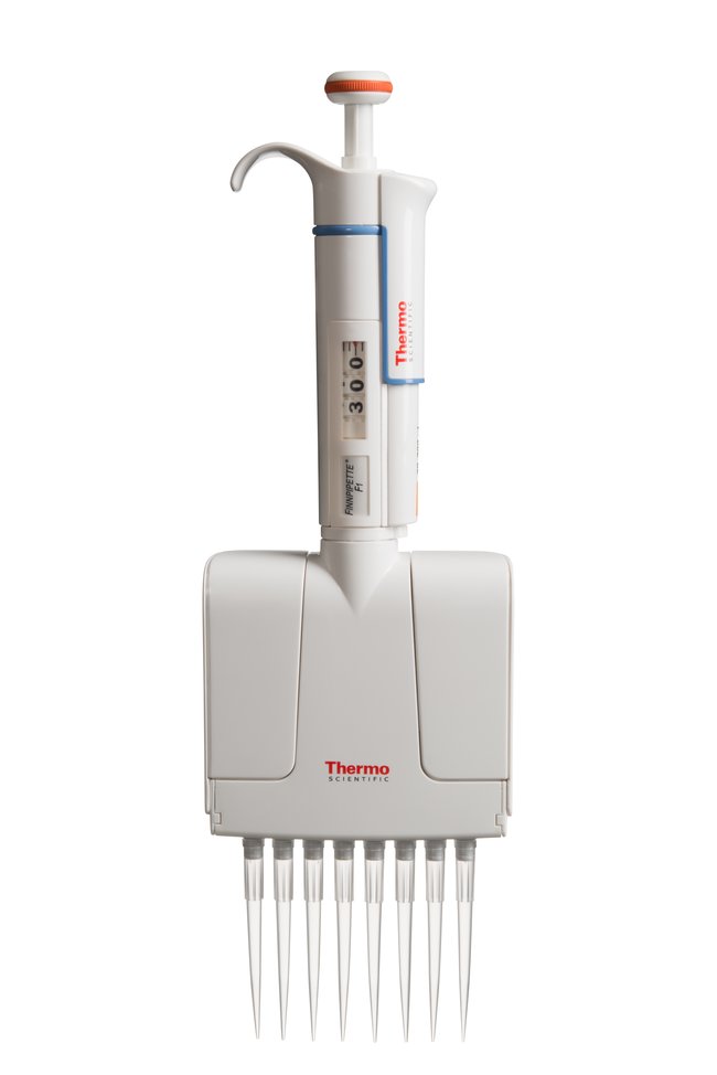 F1 Pipettes F1 8-Channel 1-10 ul Pipette from Thermo Fisher Image