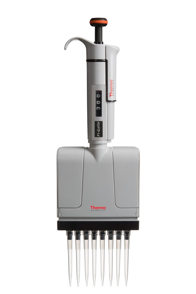 F1-ClipTip Multichannel 8-ch 30-300 ul Pipette from Thermo Fisher Image