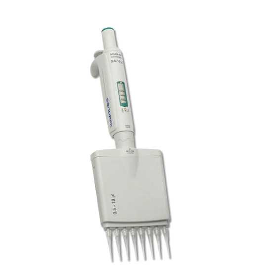 Acura Manual 855 Micropipettes 8-Channel 0.5-10 Pipette from Socorex Image