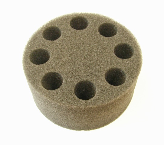 Foam Test Tube Insert for 8 test tubes 20mm for use with Universal Adapter from Scilogex Image