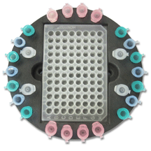 Optional combination head for one microplate & microtubes (38x1.5 & 28x0.5) from Benchmark Scientific Image