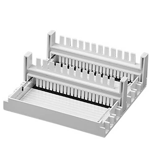 Casting Set, for 10.5 x 6 cm gels, includes two trays and two combos (22*/12 teeth) for E1101 MyGel Mini Electrophoresis System from Benchmark Scientific Image