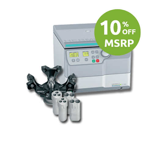 Z306 Universal Centrifuge with Swing Out Rotor Bundle from Hermle Image