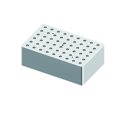 Block, used for 0.2mL tubes, 54 holes (15 x 9.5 x 5cm) from Scilogex Image