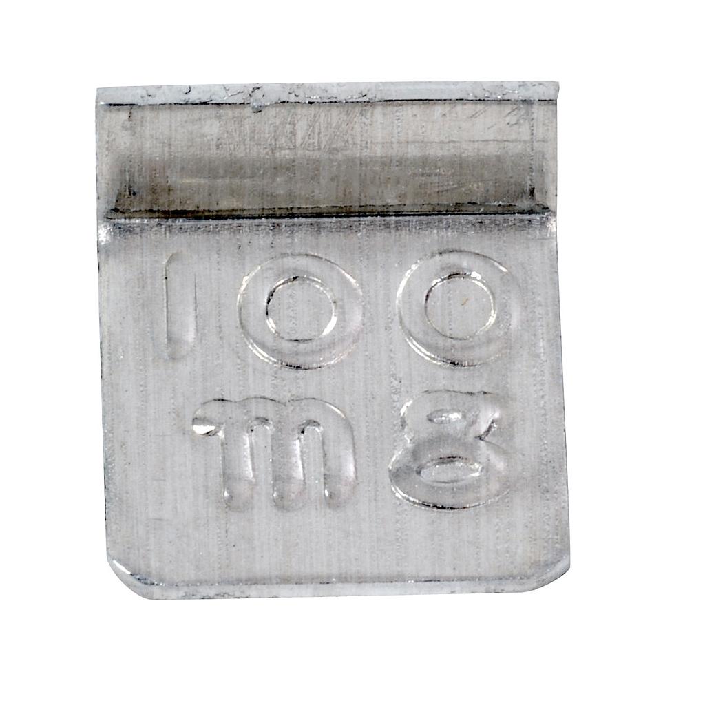 100 mg Class 7 Economical Stainless Steel Cylindrical Weight from Troemner Image